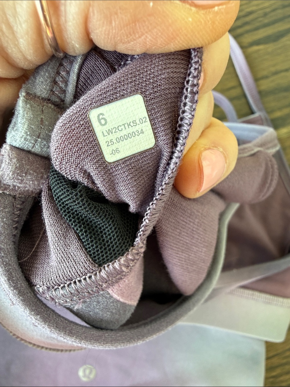Lululemon Align High-Rise Short & Flow Y Bra Set Aurora Haze Purple Multi EUC - Picture 13 of 14